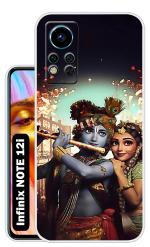 Snazzy Multicolor Silicon Shock Proof Back Cover for Infinix NOTE 12i