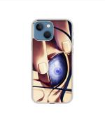 Casotec Anime Naruto Eye Design Printed Silicon Soft TPU Back Case Cover for Apple iPhone 13 Mini