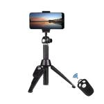 3 IN 1 Professional Universal Bluetooth Tripod Selfie Stick Aluminium Rod, Monopod, Handheld Lightweight Selfie Stick Tripod with Remote Shutter for All smartPhones Android & iOS Tripod