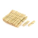 STEXU Wooden Clips for Photo Hanging/holding | Party Decoration | Wall Hanging, Craft Diy Work Home Decoration | Wooden Clip for Clothes | Wooden Clip Set | Wooden Clip for Photo Hanging | Wooden Clip Board | Pack of 40 Pcs