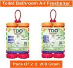 ALL.IN.ONE TDO Air Freshner For Toilet Bathroom, Sandal, Lavender, Rose, Jasmin, Lemon, Mogra, Strawberry Blocks = (3 x 100 g)