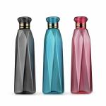 SHREE SHYAM KITCHEN WARE Fridge Water Bottle Set for Home and Office | 1 Litter Water Capacity | Color-multicolor | Water Bottle | School water Bottle | Sports water Bottle |Piece of 3