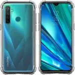 Hot Selling Back Cover for REALME 5 | REALME 5S | REALME 5i |Transparent | Dual Protection | Silicon | Pack of: 1