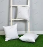 UrbanArts Luxuria Cushion Fillers - Pack of 3 Pcs, 16 x 16 Inches, 40 x 40 Cms, White, Virgin Fiber Fill, Hotel Quality
