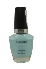 Cuccio Nail Polish Chicago Winds|Pastel Turquoise Pale Blue |13ml|Vegan & Enduring|Paraben & Cruelty Free|No Chipping, Yellowing, Nail Cracking|FREE from Harmful Chemicals