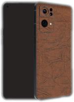 Orgic India Oppo Reno 7 Pro Red Leather Mobile Skin