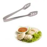 Stainless Steel Momo Tongs and , MultiColour (pack of 1)