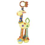 Baby Moo Flexible Giraffe Multicolour Musical Hanging Toy With Teether