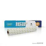 Clemmy 50 Meters 100% Food Grade Wrapping Butter Paper Roll 50Mtr Net,Used For Roti Wrapping,Baking Non-Stick Parchment Paper For Roti | Food Wrapping (White,50 Meters) No Box. Pack of 1