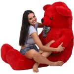 OSJS 3 Feet Soft Toys Lovable/Huggable Red color Teddy Bear for Girlfriend/Birthday