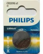 CARBON PHILIPS Blue Button Cell Battery