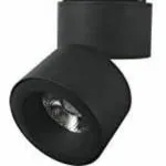 Light Concepts COB-10C-SA-4KW 30-Watts 360 Adjustable Round Ceiling Downlight/Surface Mounted COB Lighting LED Spotlight Wall Light (Black)