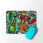 Bhaicover Funky Swag Dope Daily Used Objects Designer Printed Rubber Mouse Pad