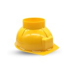 Robustt X Shree Jee Loader-Safety Helmet,Construction Helmet, Protection for Outdoor Work Head Safety Hat (Yellow,Pack of 1)