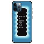Phone Antics Back Cover for Apple iPhone 14 Pro, Beauty Is Good For The Soul Graphic Armor Case Back Cover