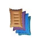 SHIVAM CART Soft Cotton Travelling Air Pillow, Compact and Lightweight Pillow, Easy to Carry, Neck Support headrest Pillow During Travelling in Bus, Train,Flight (Pack of 4 Multi Color).