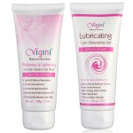 Vigini Feminine Hygiene Intimate Whitening Wash & Long Time Sexual Lubricant Lube Massage Gel Women