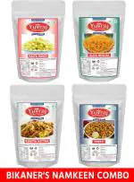 Yuvraj Khatta Meetha, Chidwa, Boondi, Sing bhujiya combo pack (200 gm x 4 )