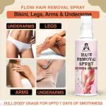 ALOETIC Hair Removal Spray , hair removal cream , bal ko nikalne ka cream , nicheke bal hatane ka cream , | For Bikini, Legs, Arms & UnderArm | Removes Hair in 10 Minutes with Skin Detan | Gives 3 Full Body Usage in 100 ml