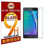 Kite Digital Samsung Z3 Premium Tempered Glass Screen Protector Slim 9H Hardness 2.5D