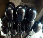 AMFIN Metallic Balloons (Black_10 Inch_Pack Of 100)
