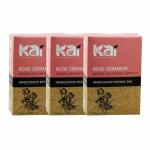 Kai Essentials Rose Geranium Handmade Soap Handmade Herbal Soap 125g - Bathing Bar (Pack of 3)