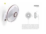 Goldmedal Nora 400 Mm Wall Fan 3 Blades 'Thermo Cut-Off Protection' White