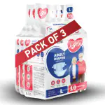 Joyfix Adult Diapers | Tape Style | Waist Size 96-137 cm (38