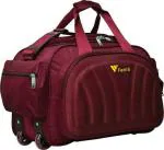 FEDRA Red Polyester Strolley Duffel Bag - 60 L