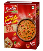 Kwality Peppy Tomato Masala Oats 400g | Goodness of Oats | Delicious Tomato flavour taste | Easy to Make in just 3 mins