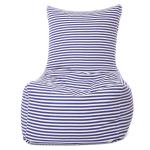 Style Homez CLASSIC CHAIR, Cotton Canvas Stripes Printed Bean Bag XXXL Size, Cover Only