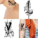 Ordershock LX Name Letter Tattoo (Pack of 2)