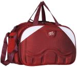 Fast Travel Red Polyester Duffel Bag With Wheels 45 L