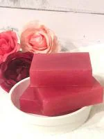 Shopiox Melt And Pour Milk Rose Pink Soap Base With Coconut Oil, 500 G