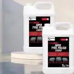 BLISS & BLUSH tyre polish 10Liter Thick | Long Lasting | Powerful gel That gives Satisfying Tyre Shine