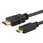 Microware MMPL-CSMINIHDMI2HDMI Mini HDMI to HDMI, Black