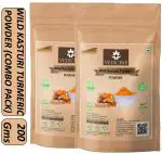 VEDICINE Pure And Natural Wild Kasturi Turmeric Powder for Face And Skin Care (100gmx2)