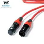 ECHOTECH Microphone Cable, XLR Male to XLR Female Balanced 3 PIN Microphone Cable, 5 Meter, RED