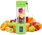 JOBBER Electric USB Juice Maker Juicer Bottle Blender, Grinder Mixer,4 Blades Rechargeable Bottle with (Multicolor)