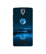 Casotec Moon At Night Design 3D Printed Hard Back Case Cover for Lenovo A2010