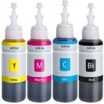 TEQUO 664 Ink for Epson L130 L230 L350 L200 L210 L220 L100 L110 L355 L365 L565 L1300 Black + Tri Color Combo Pack Ink Bottle