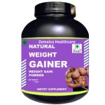 Zemaica Healthcare Natural Weight Gainer | Body Gain Muscle Mass | Weight Gain Supplement | Proteins | Muscle Gainer | Flavor Chocolate | Pack of 1
