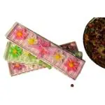 GANPATI Flower Shape Floating Candles for Diwali,Christmas Home Decor Pack of 5 - Multicolour