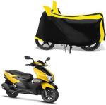 RONISH Waterproof Two Wheeler Cover for TVS (Ntorq 125, Black, Yellow)