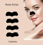 MOTGIK Nose Strips For Blackhead Whitehead Remover,Nose Pore Cleanser Strips,Deep Cleansing 4 PCS,Bamboo Charcoal