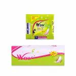 WOW Combo Ultra Super Plus 280MM XL and Ultra Regular 240MM Straight Pads - Pack of 2 ( 14 Pads)