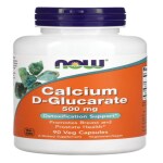 NOW Foods, Calcium D-Glucarate, 500 mg, 90 Veg Capsules