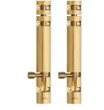 M.H. Super Tower Bolt,(CHITKANI), 6 Inches, Pack of 1, Stainless Steel, for Doors and Wardrobes