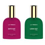 LA' FRENCH Date Out & Look Out Perfume Combo For Men & Women -30ml + 30ml | Premium Luxury Long Lasting Fragrance Spray | Eau De Parfum | Ideal For Men & Women | Perfume For Men & Women | Pack Of 2
