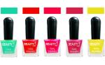 OUR Beauty Multicolor High Quality Quick Dry Long Lasting Hd Colors Nail Polish Yt39, 40 ml (Set Of 5)